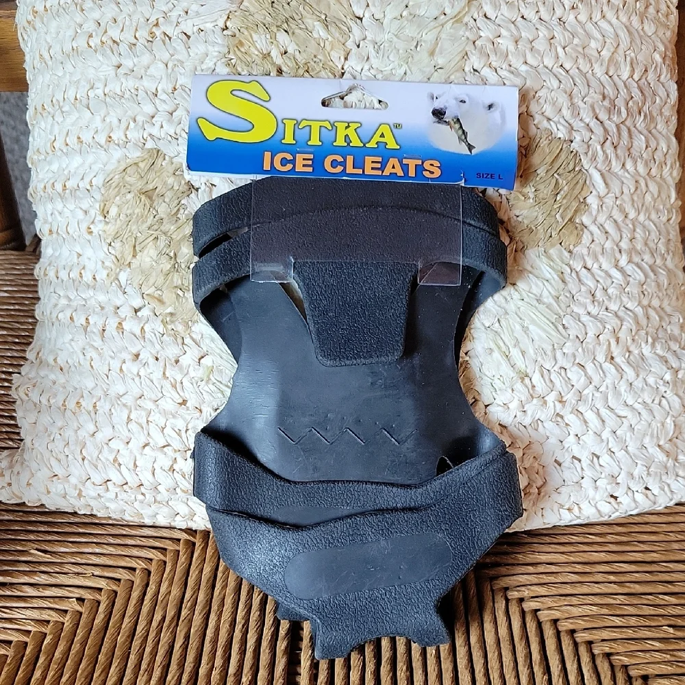 Sitka Black Ice Cleats for Men, L